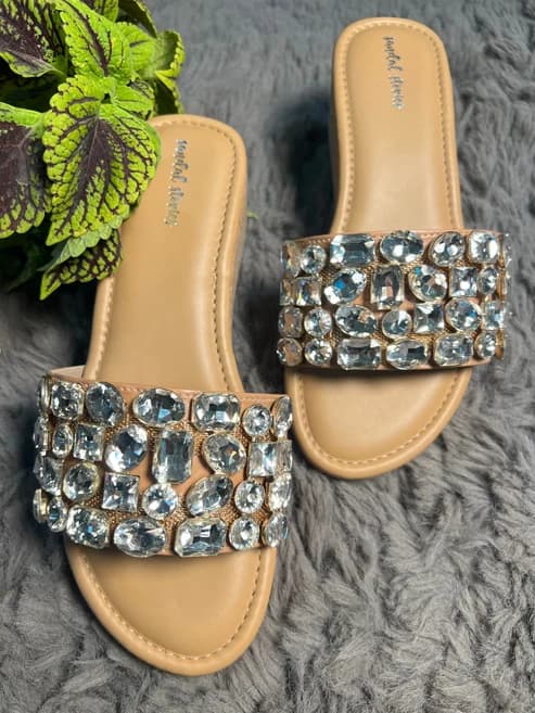 Diamond Embellished Wedges | 2 Inches